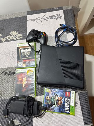 Xbox 360 + 3 Juegos + Mando + HDMI