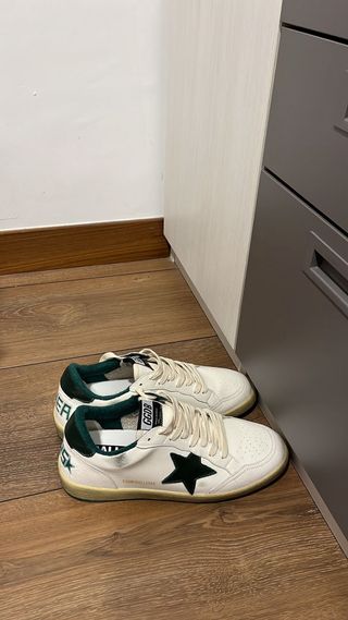 Golden Goose Ball Star Blancas y Verdes