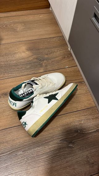 Golden Goose Ball Star Blancas y Verdes
