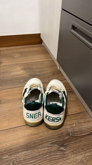 Golden Goose Ball Star Blancas y Verdes