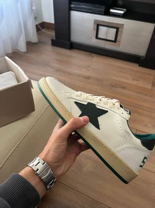 Golden Goose Ball Star Blancas y Verdes