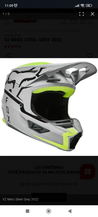 FOX V2 MERZ Talla M