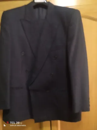 Traje de chaqueta azul hombre talla 52