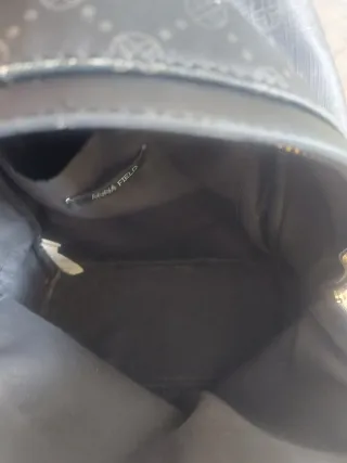 Zaino Anna Field nero con fantasia