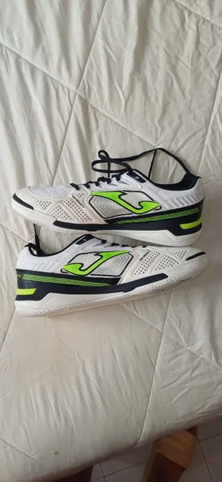 Zapatillas Fútbol Sala Joma Gambeta Blancas/Verdes
