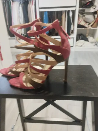 Sandalias de ante