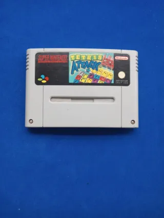 Tetris Attack Super Nintendo SNES