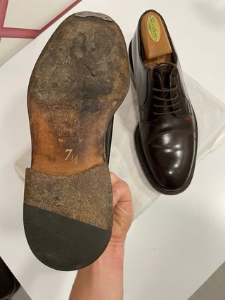 ANS WN Zapatos Italianos Marrones