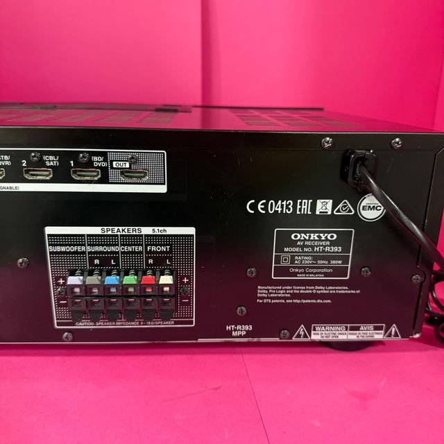 Amplificador HiFi Onkyo Av Receiver Ht-r393