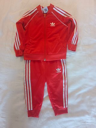 Conjunto Adidas Rojo 9-12 Meses