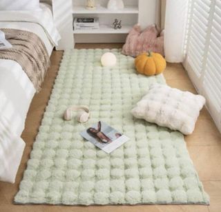 Alfombra gris 60x90 cm