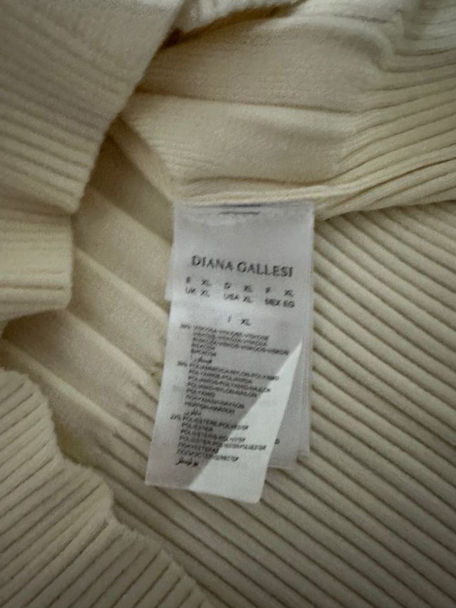 Cardigan Nadia Gallesi colore panna taglia XL