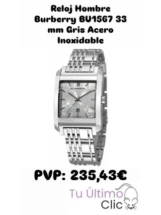 Reloj Burberry BU1567 Hombre Acero Inoxidable
