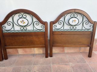 Cabeceros de madera para cama 90cm