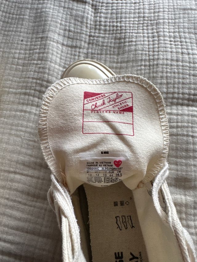 Zapatillas Comme des Garçons Corazón Rojo