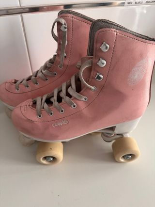 Patines Oxelo rosas talla 38