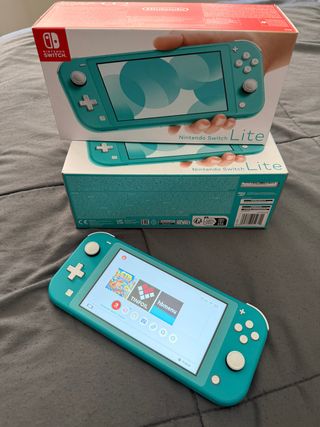 Nueva! Nintendo Switch Lite +SD 128gb + 30 juegos