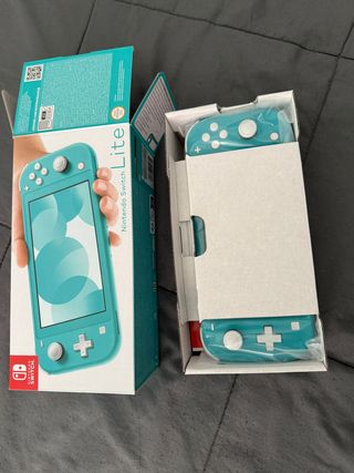 Nueva! Nintendo Switch Lite +SD 128gb + 30 juegos