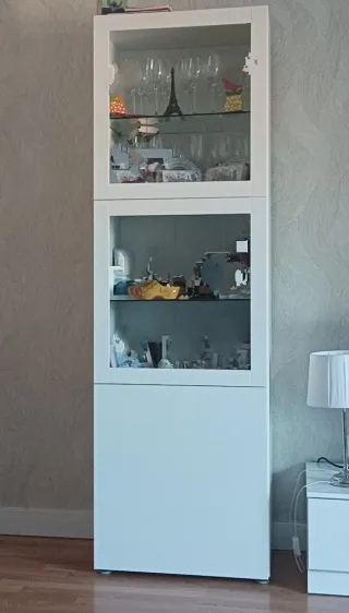 Vitrina besta Ikea Blanca