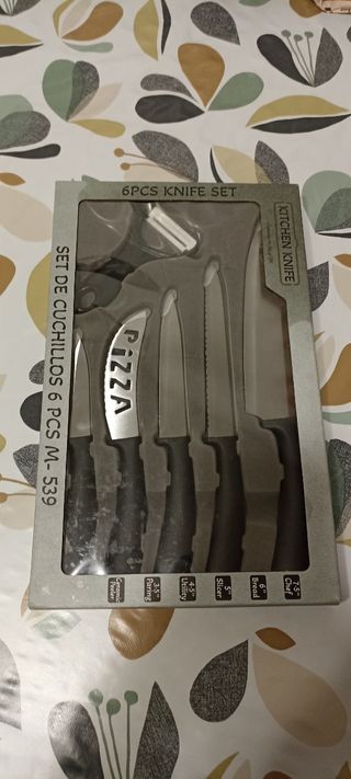 Set 6 Cuchillos Cocina