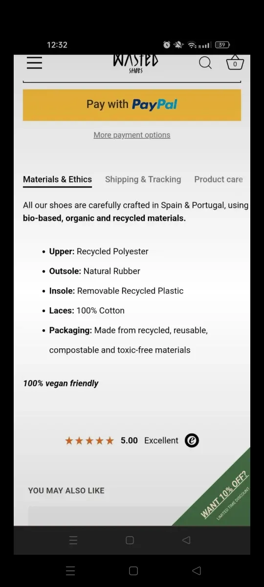 Zapatillas Wasted Shoes Stubby Negras Unisex