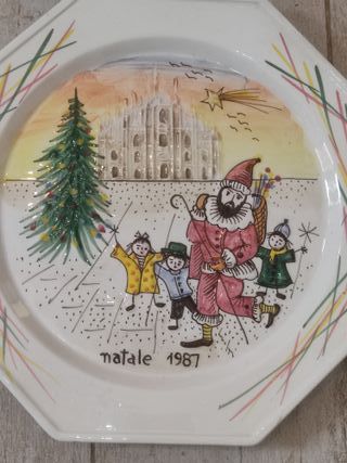 Coppia Piatti Natale A. Zen Nove Limited Edit