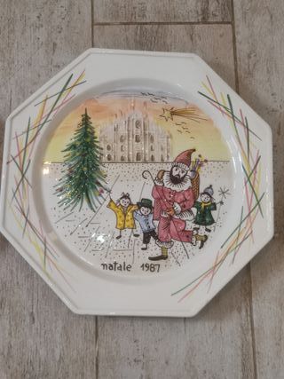 Coppia Piatti Natale A. Zen Nove Limited Edit
