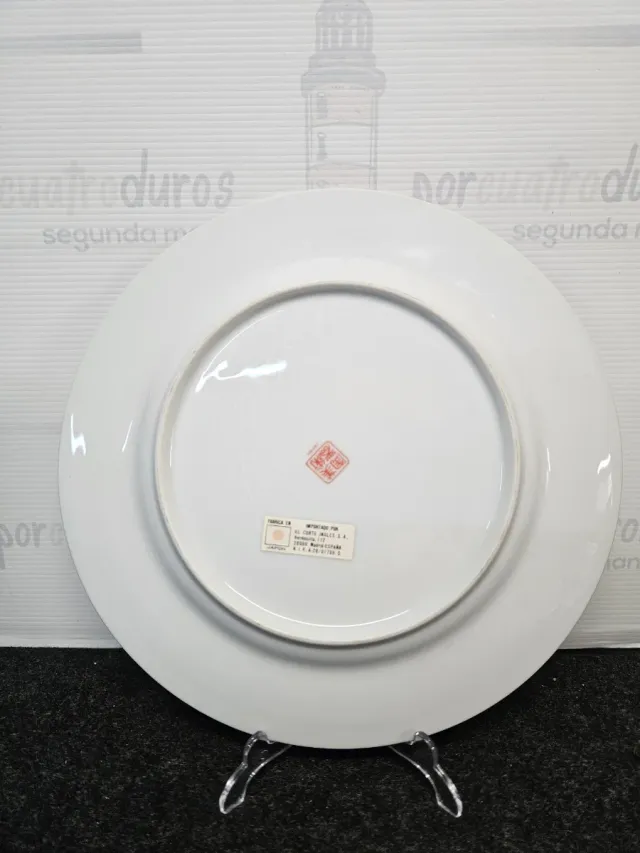 Plato decorativo - Porcelana Japon Floral  Vintage