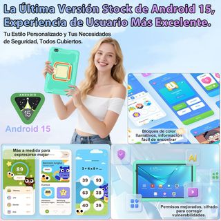 Tablet Android 15 30GB RAM 128GB NUEVA