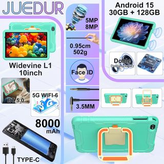 Tablet Android 15 30GB RAM 128GB NUEVA