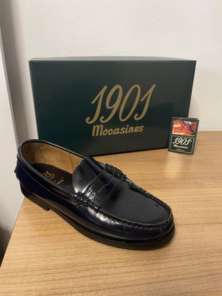 Mocasines 1901 Talla 34 Azul Marino