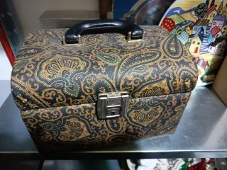 Bauletto porta trucchi fantasia paisley
