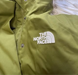 Chaquetón North Face plumífero 3/4 verde