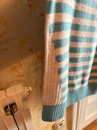 Jersey rayas verde y beige