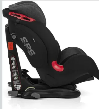 Silla de coche Negra Isofix