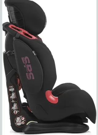 Silla de coche Negra Isofix