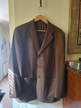 Americana Massimo Dutti Marrón
