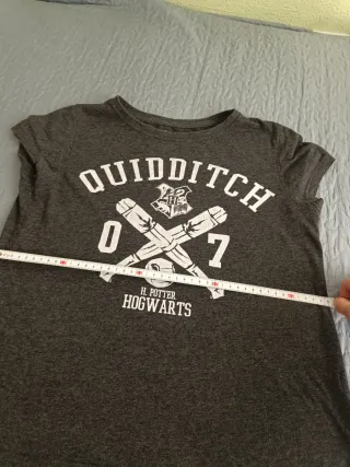 Camiseta Harry Potter Quidditch Gris talla m