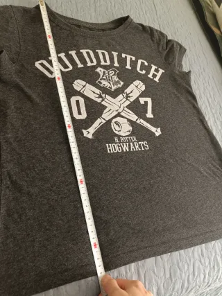 Camiseta Harry Potter Quidditch Gris talla m