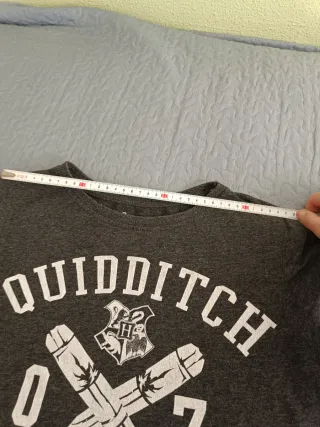 Camiseta Harry Potter Quidditch Gris talla m