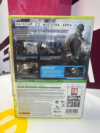 Videojuego Xbox 360 watch dogs