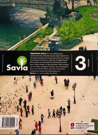Français. Adomania, extra faux débutants. 3 ESO. Savia