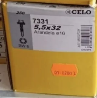 Tornillos Cincados DIN 7331 Autorroscantes 250uds