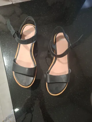 Sandalias Camper Piel Negra Talla 38
