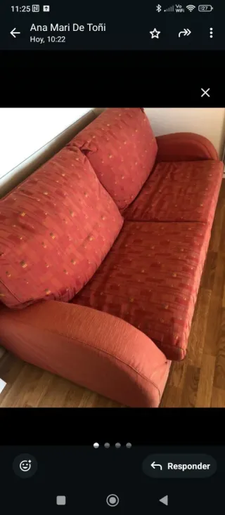 Sofá cama 135cm tela
