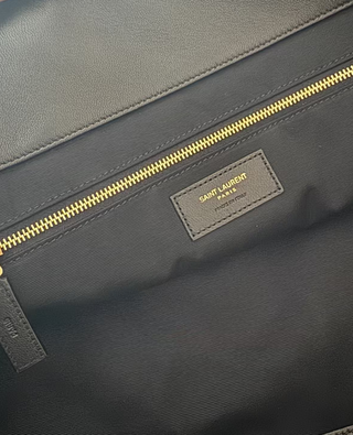 Bolso Tote Saint Laurent Negro Piel