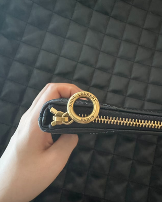 Bolso Tote Saint Laurent Negro Piel