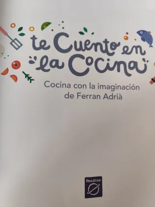 Libro Recetas Te cuento en la cocina
