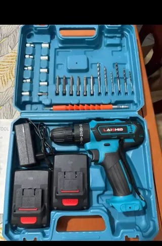 Taladro Inalámbrico LAISHID con Baterías y Accesor