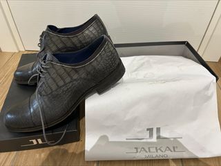 Scarpe uomo JACKAL cuoio+pelle NUOVE